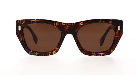 Sunglasses FENDI Roma FE40100I 55E Tortoise 53